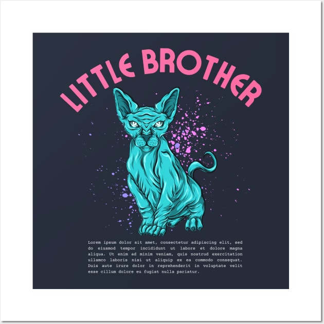 little brother Wall Art by Oks Storee